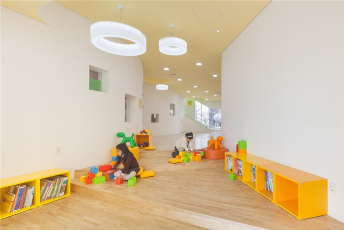 首爾花朵幼兒園游戲閱讀區(qū)裝修設(shè)計(jì)