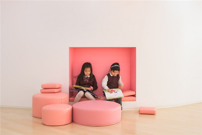 首爾花朵幼兒園休息閱讀區(qū)裝修設(shè)計(jì)
