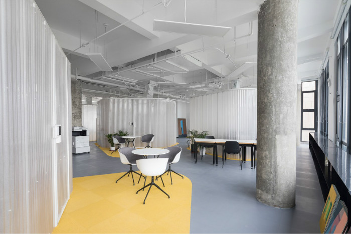 開(kāi)放動(dòng)態(tài)的X-workingspace創(chuàng)意辦公空間設(shè)計(jì)方案