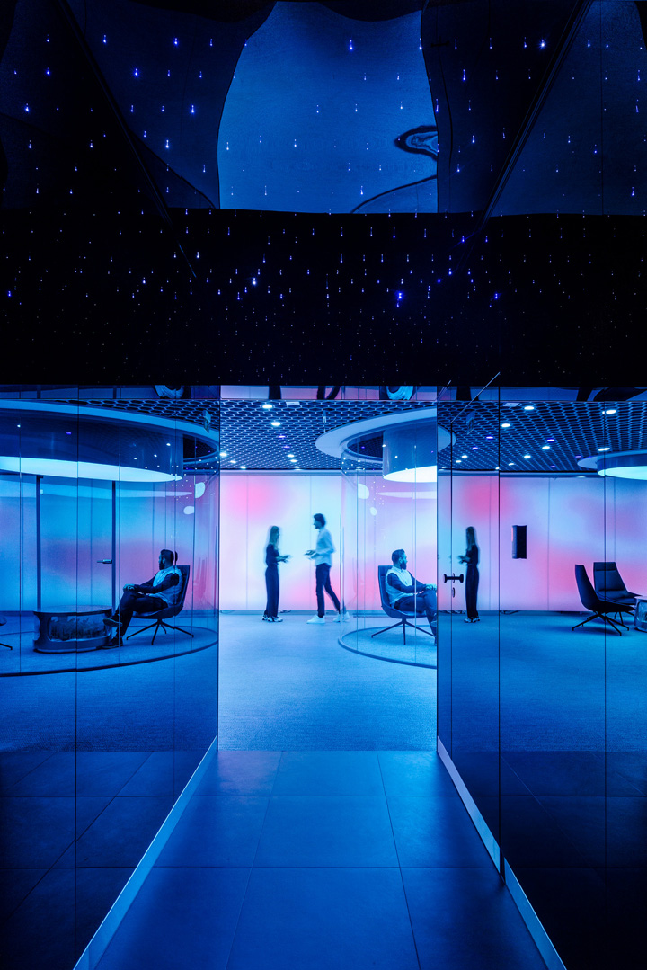 網(wǎng)絡科技公司星際科幻主題辦公室裝修設計實景圖