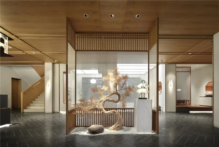 茶會所室內(nèi)景觀裝修設(shè)計(jì)-鄭州茶樓裝修公司分享別具東方氣質(zhì)的茶室裝修案例