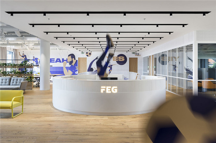 簡約北歐風(fēng)體育博彩公司辦公室裝修設(shè)計方案